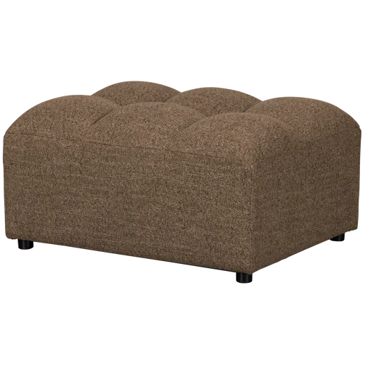 Poef bruin 100 × 48 cm hoog