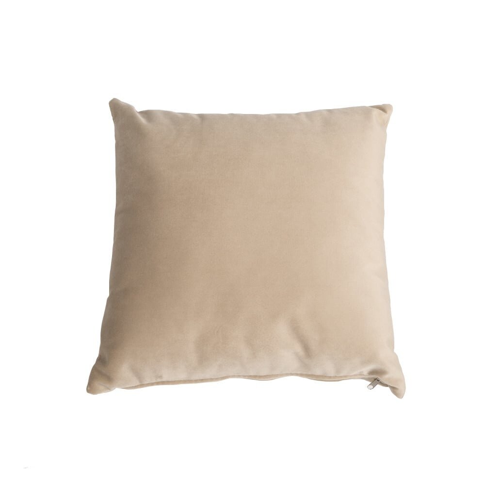 Kussen velours champagne 45 × 45 cm
