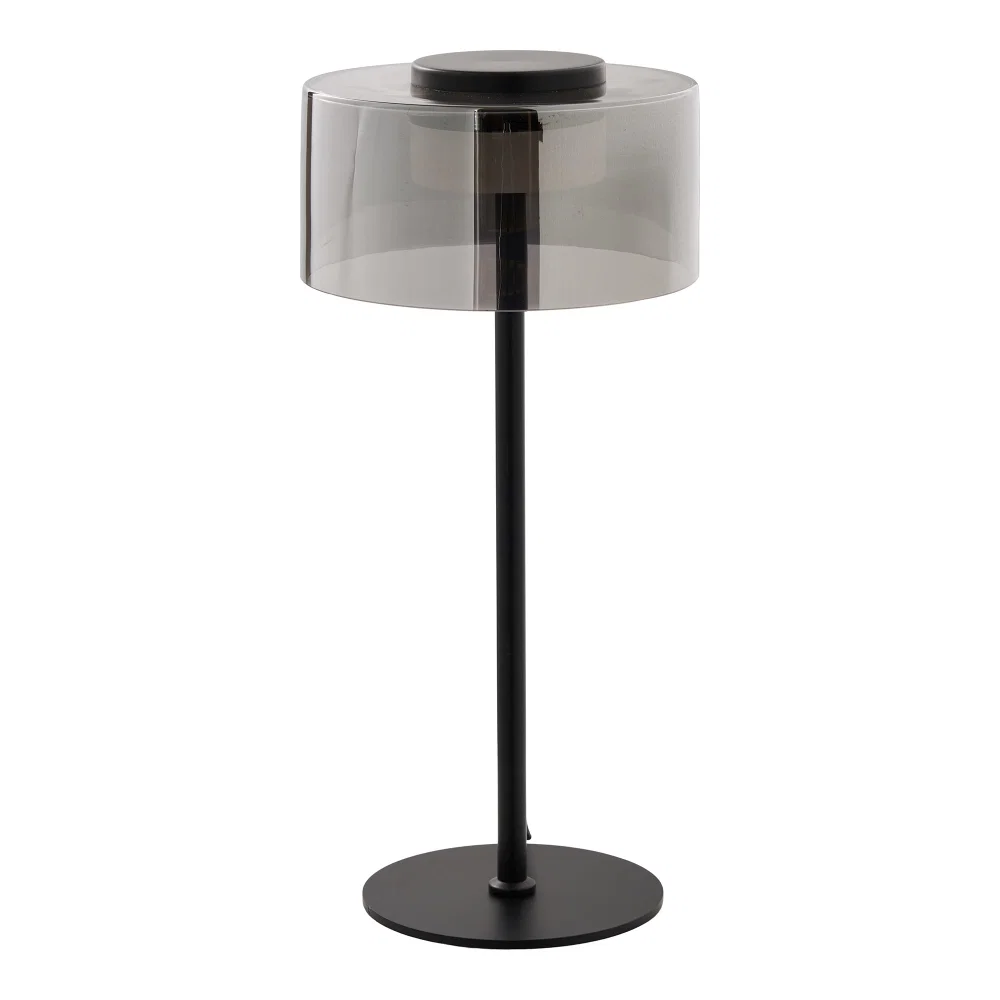 Tafellamp glas zwart