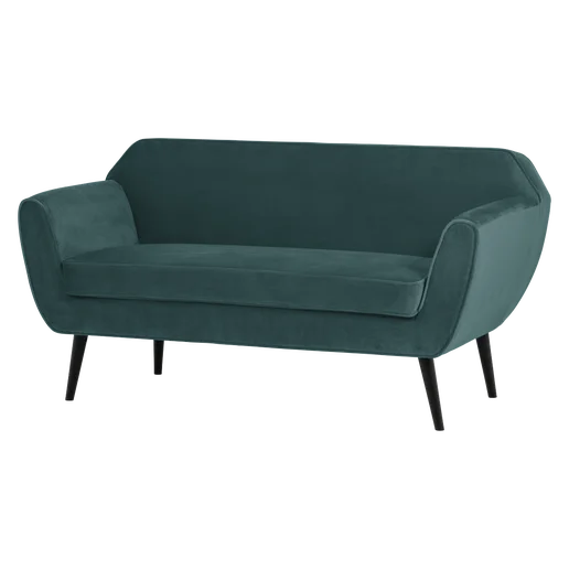Bank Vinio velours groen 150 cm