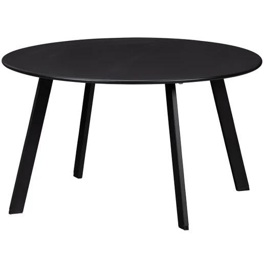 Bijzettafel ijzer zwart Ø70 cm