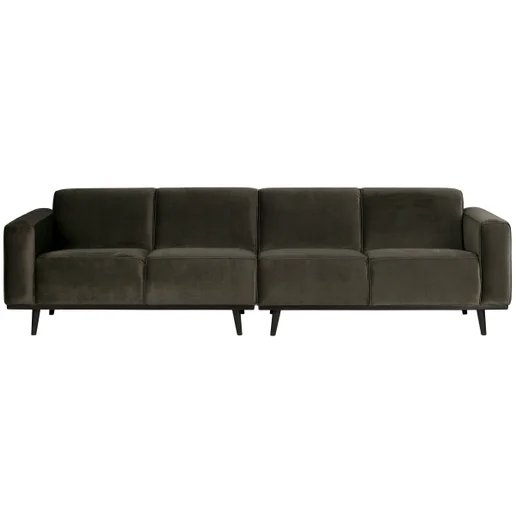 Bank Selsion polyester groen 4-zits 280 cm