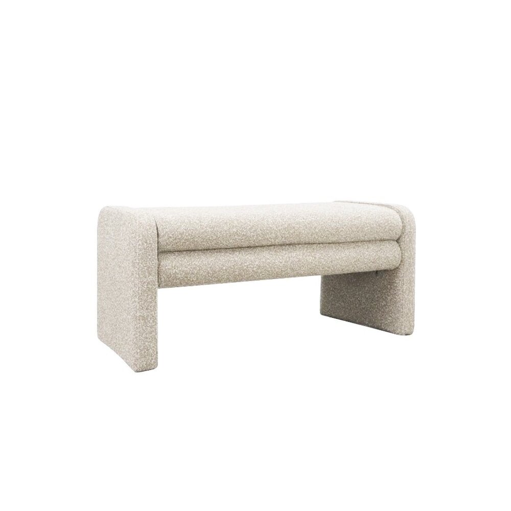 Bankje metaal taupe 100 cm 100 cm