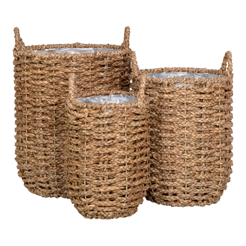 Mand Orna zeegras naturel 20 × 28 cm hoog