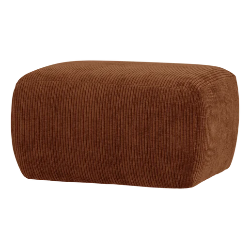 Poef bruin 84 × 45 cm hoog