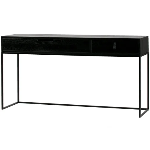 Bijzettafel Pervo zwart 140 cm