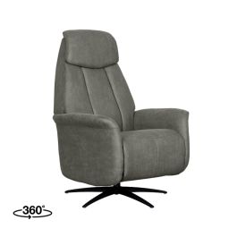 Fauteuil microsuede taupe 5