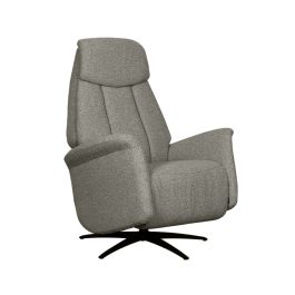 Fauteuil royal bouclé mushroom 170 79 cm