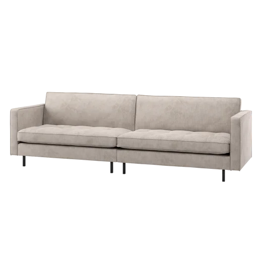 Bank beige 3-zits 275 cm