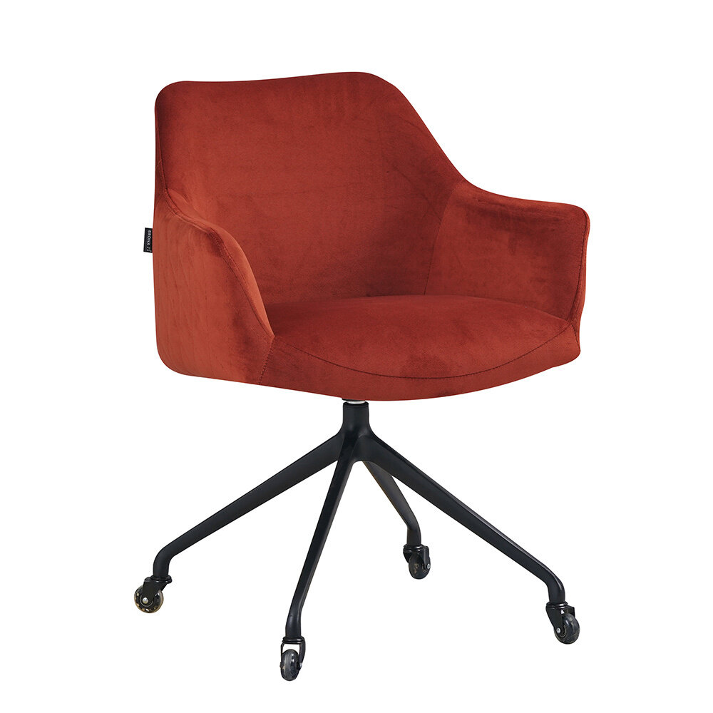 Stoel velours koper 60 cm