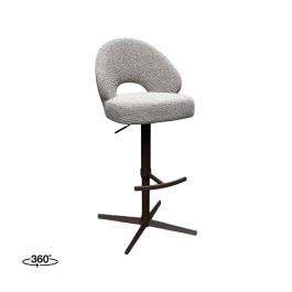 Barkruk royal bouclé mushroom 170 55 × 57 × 93 cm