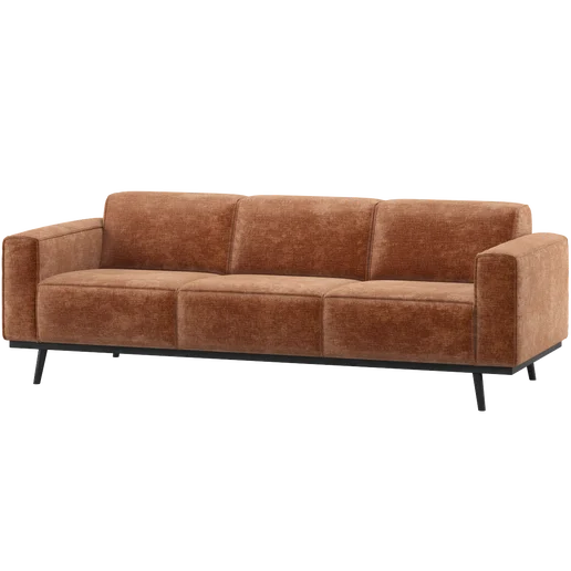 Bank oranje 3-zits 230 cm 230 cm