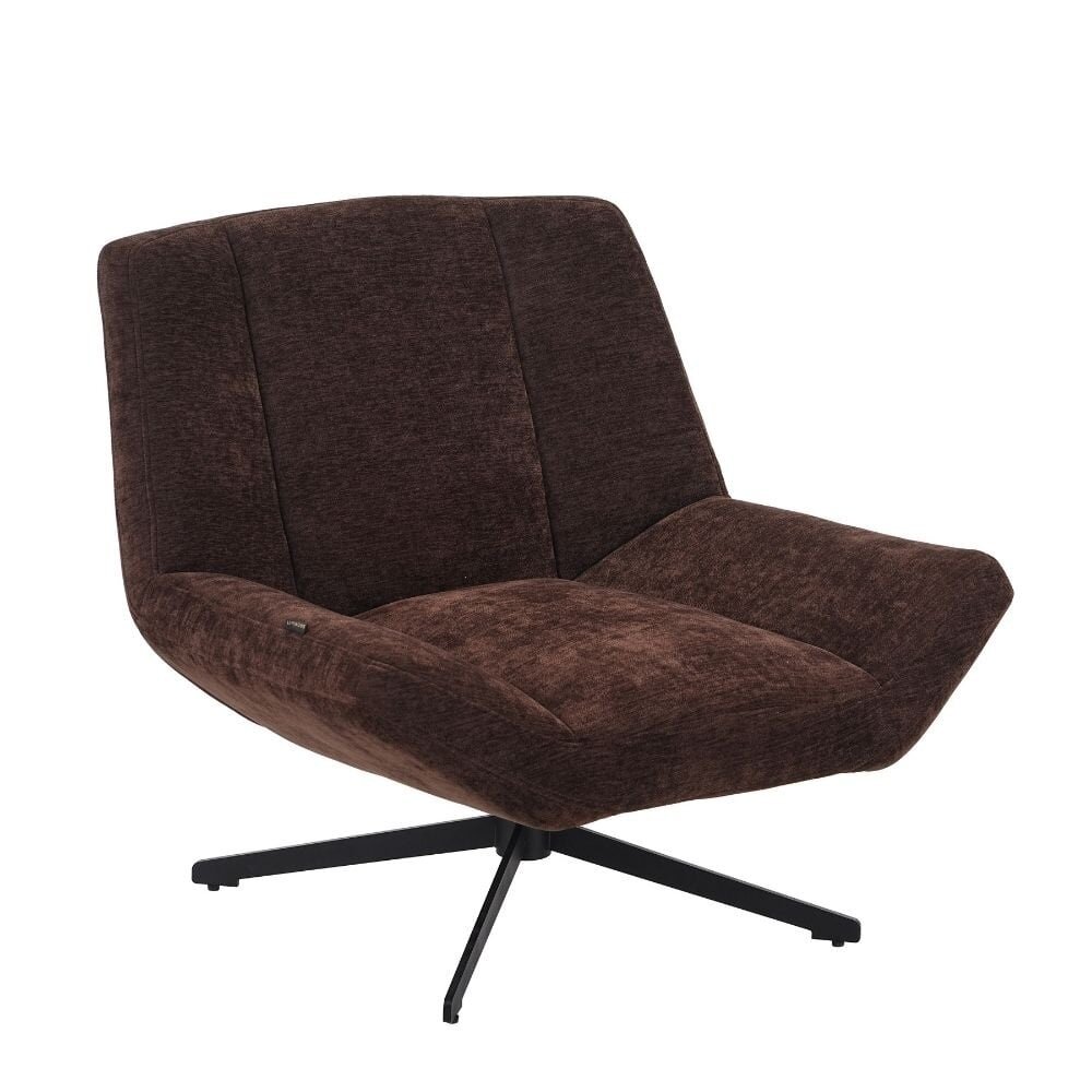 Fauteuil schuim bruin draaibaar