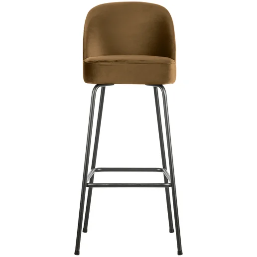 Barkruk polyester geel 80 cm