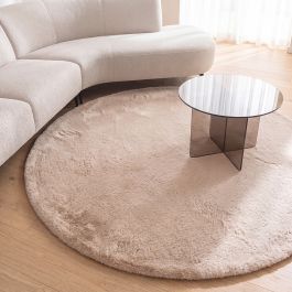Vloerkleed polyester beige 16