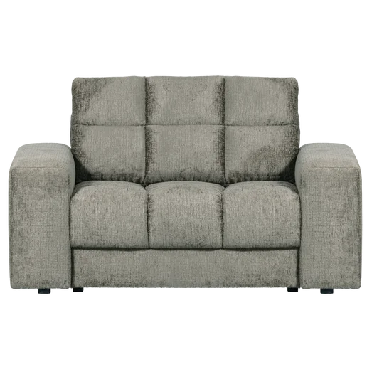 Bank Selnao polyester grijs 136 × 78 cm hoog