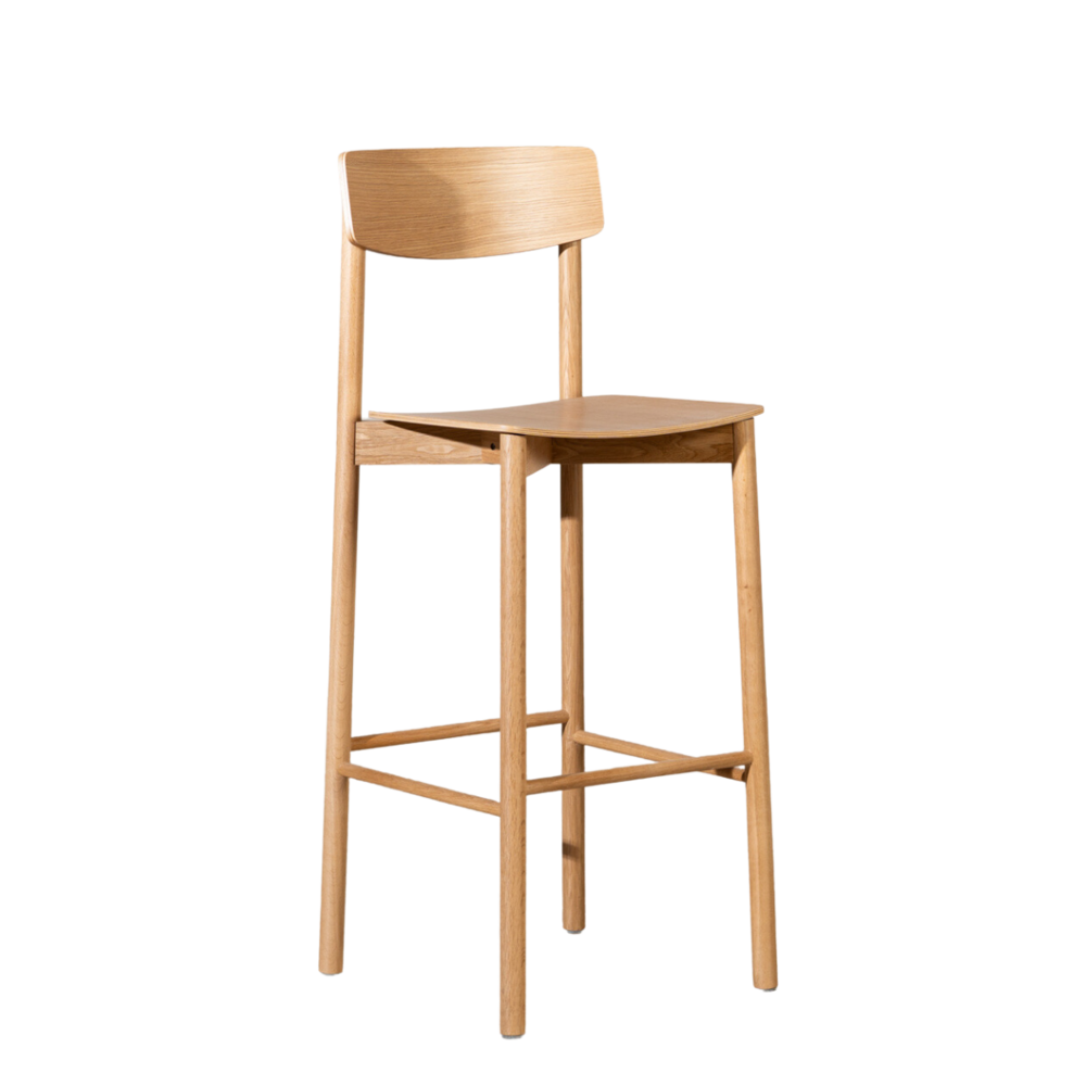 Barkruk Talvo multiplex naturel eiken 78 cm