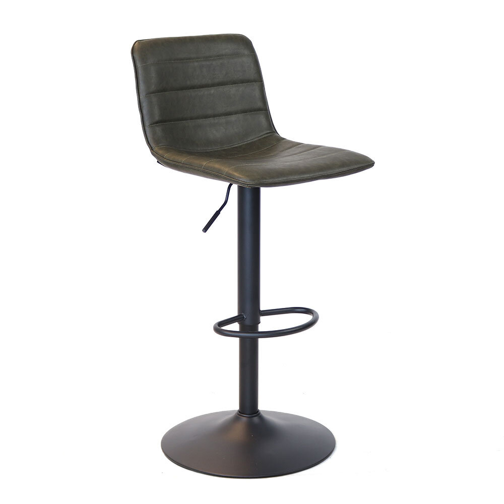 Barkruk Lorto eco-leer groen