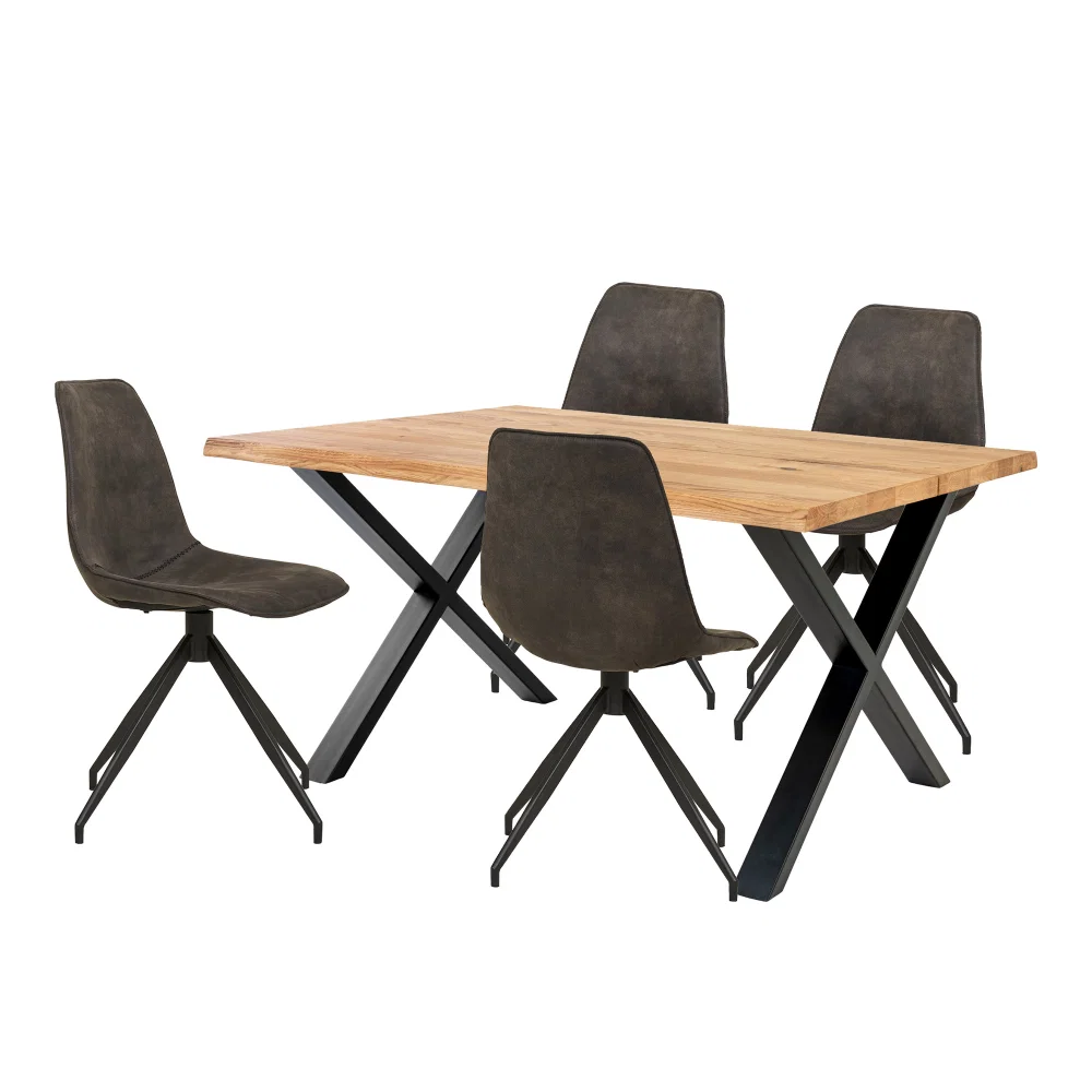 Eethoek eiken naturel 95 cm