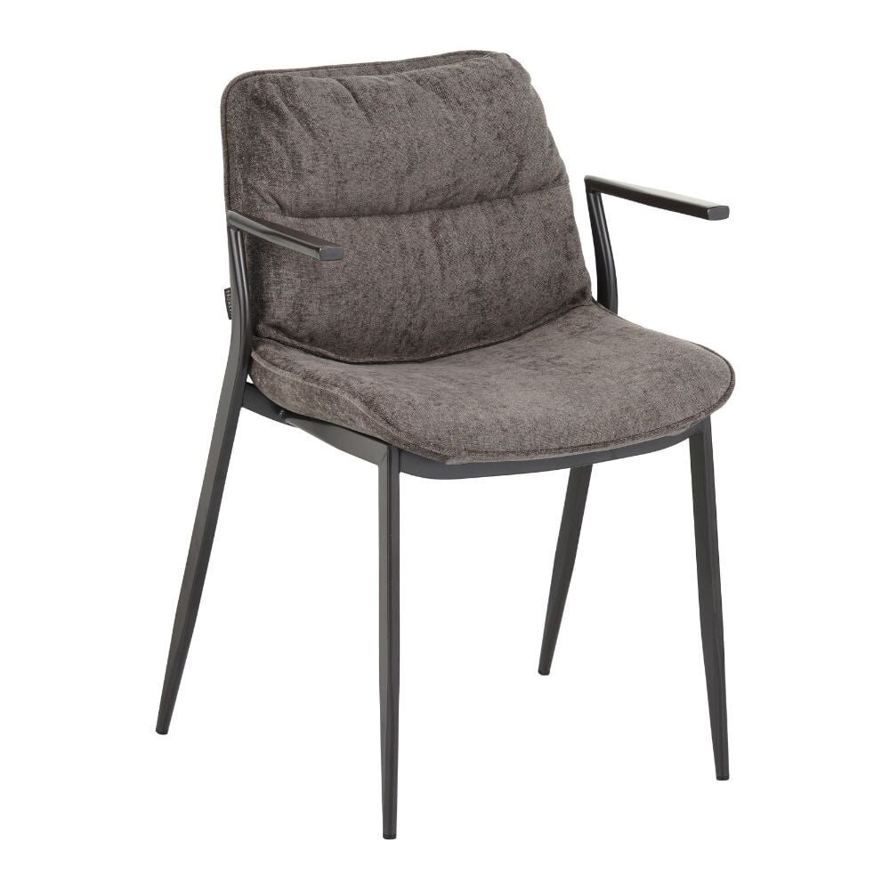 Eetkamerstoel velours bruin