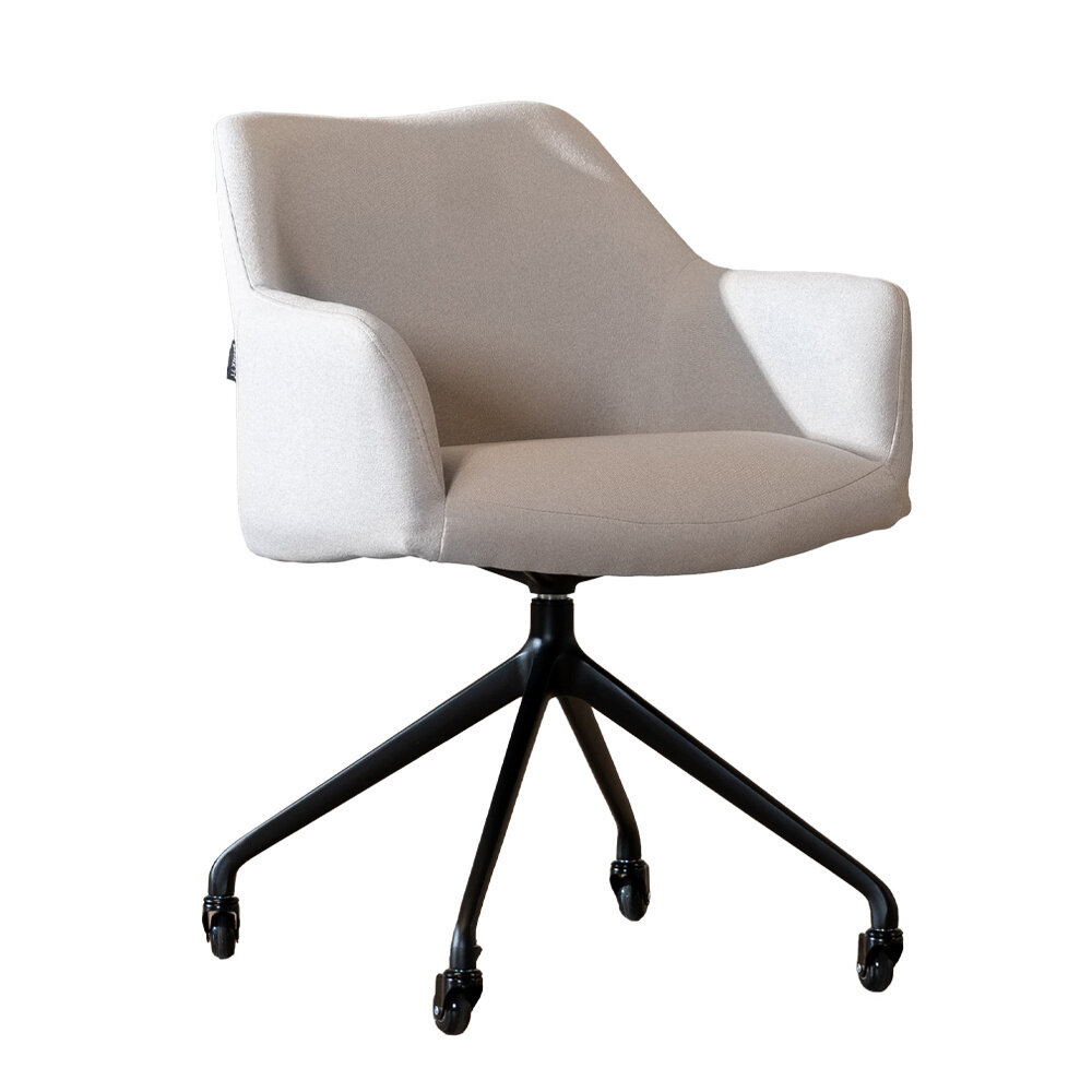 Stoel Levar gerecycled polyester grijs