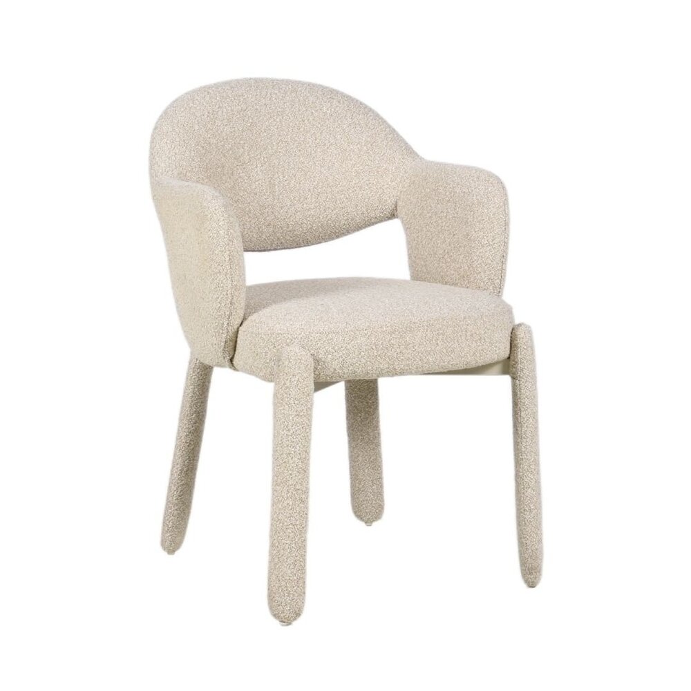 Stoel polypropyleen polyester taupe