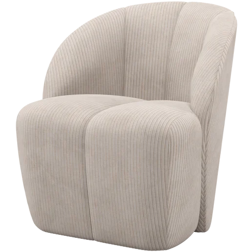 Fauteuil beige 68 cm