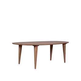 Eettafel mangohout naturel smooth 110 × 76 cm hoog