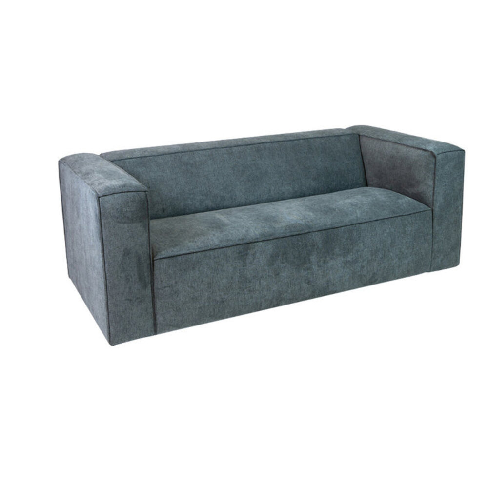 Bank polyester antraciet 5-zits 194 cm