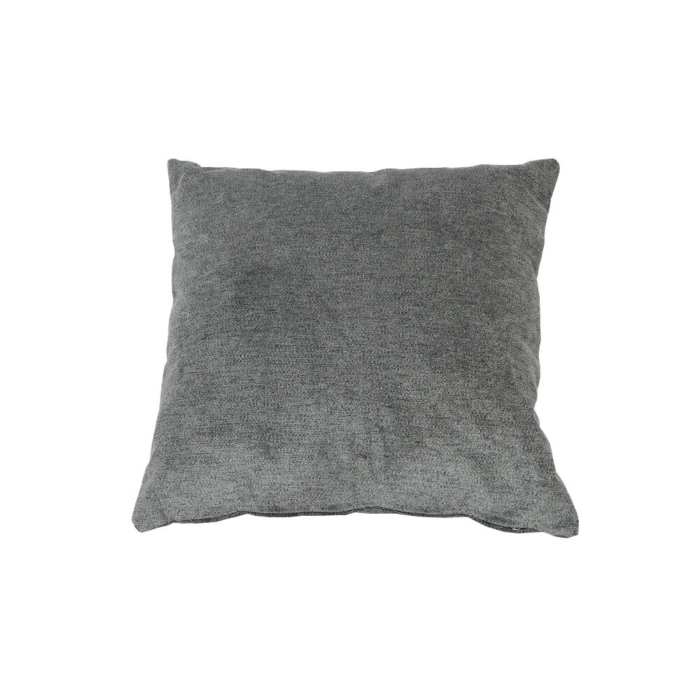 Kussen polyester antraciet 45 × 45 cm