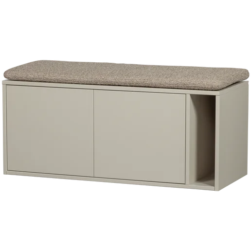 Tv-meubel grenen grijs 108 cm