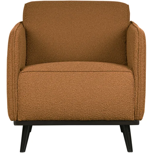 Fauteuil Selar polyester bruin 72 cm