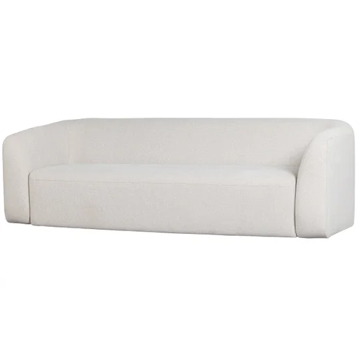 Bank Belrian polyester crème 3-zits