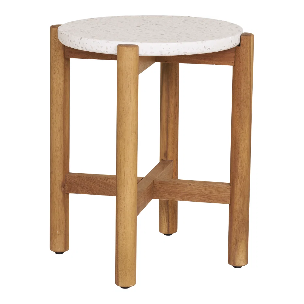 Bijzettafel acacia naturel