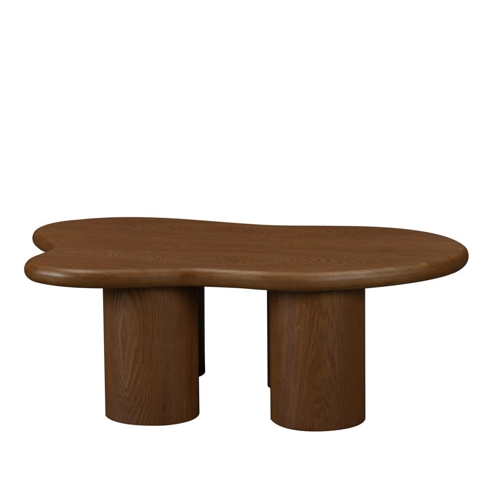 Salontafel MDF + eikenfineer rustiek eiken organisch
