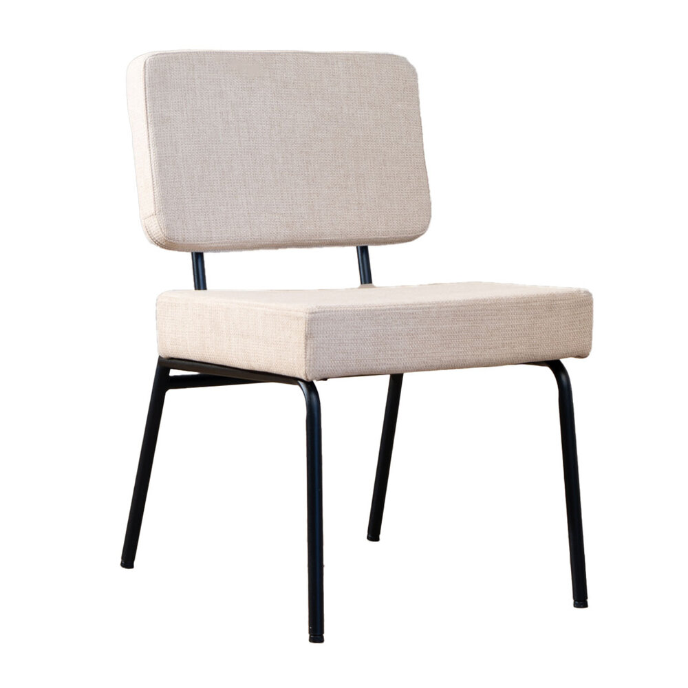 Stoel gerecyled polyester beige
