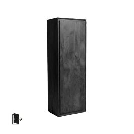 Kast mangohout zwart 55 cm