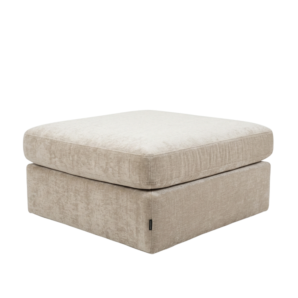 Poef Fenar chenille zand