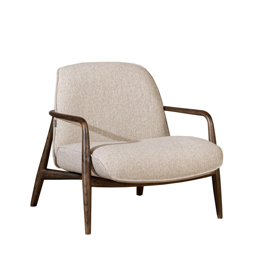 Fauteuil linnen taupe