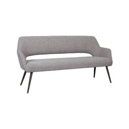 Bankje royal bouclé mushroom 170 190 × 89 cm hoog