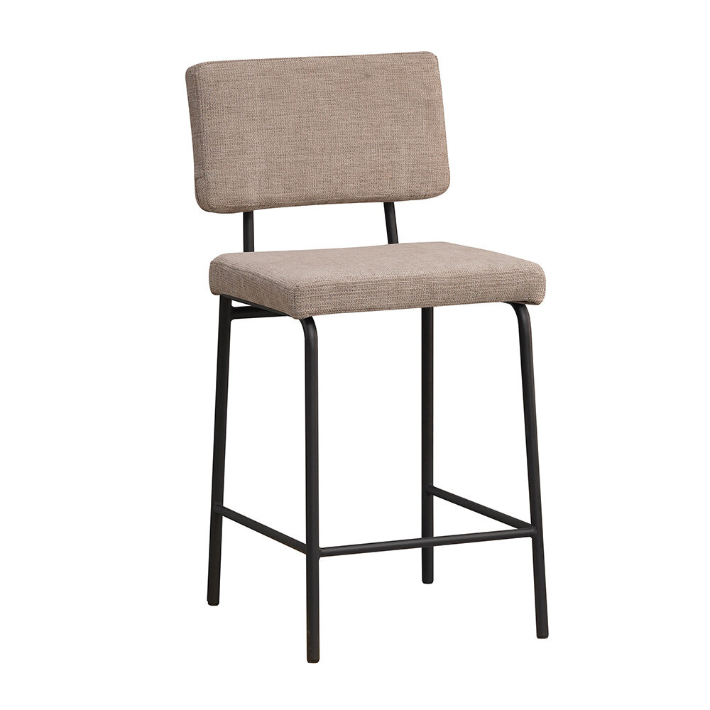 Barkruk gerecycled polyester taupe
