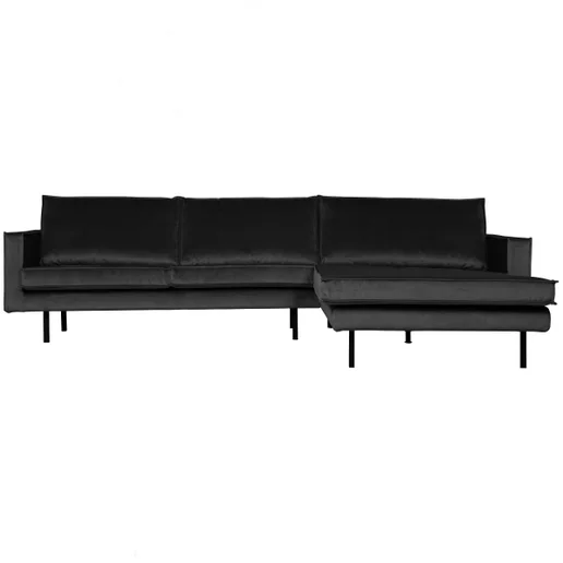 Chaise longue Belvo polyester grijs rechts 300 × 85 cm hoog