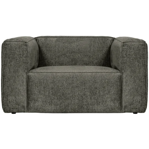 Fauteuil Loren velours blauw 146 cm