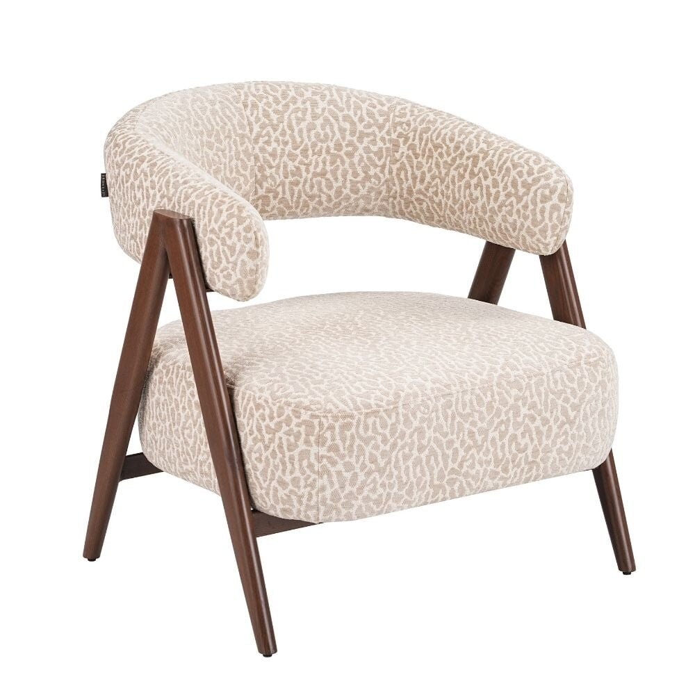 Fauteuil schuim taupe 73 cm