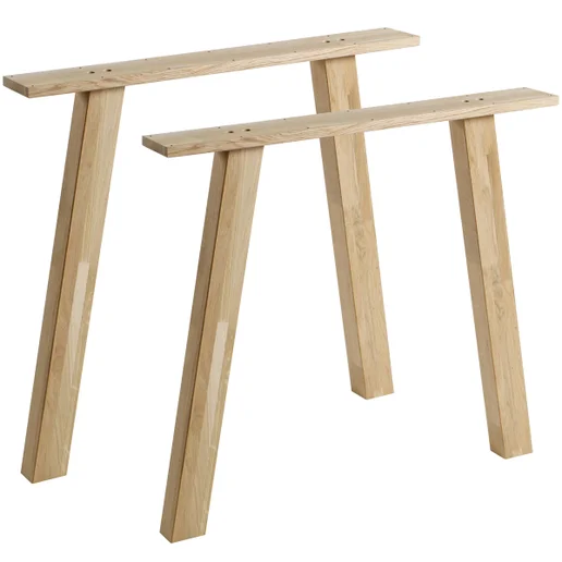 Tafel Fena eiken transparant set van