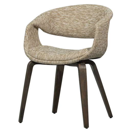 Eetkamerstoel polyester beige 2