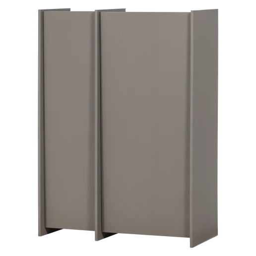 Kast grijs 102 cm