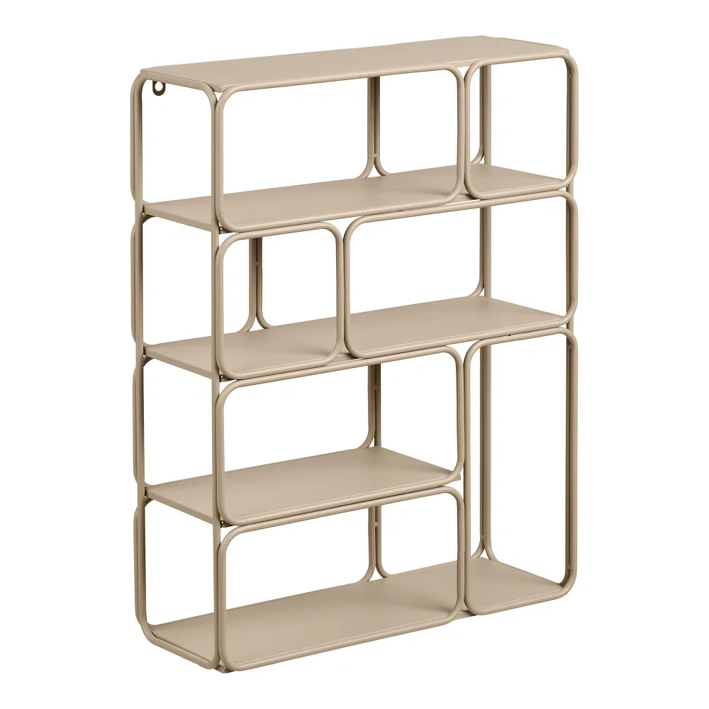 Wandplank metaal beige