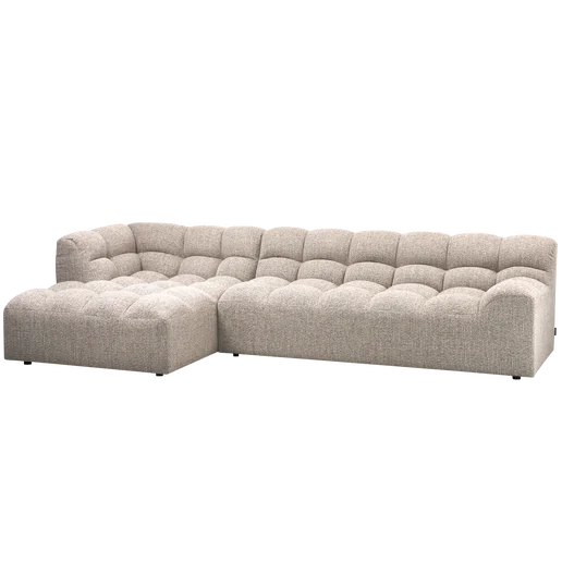 Chaise longue Jasto polyester naturel links 324 cm