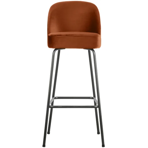 Barkruk polyester oranje 80 cm